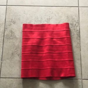 Red bandage Skirt